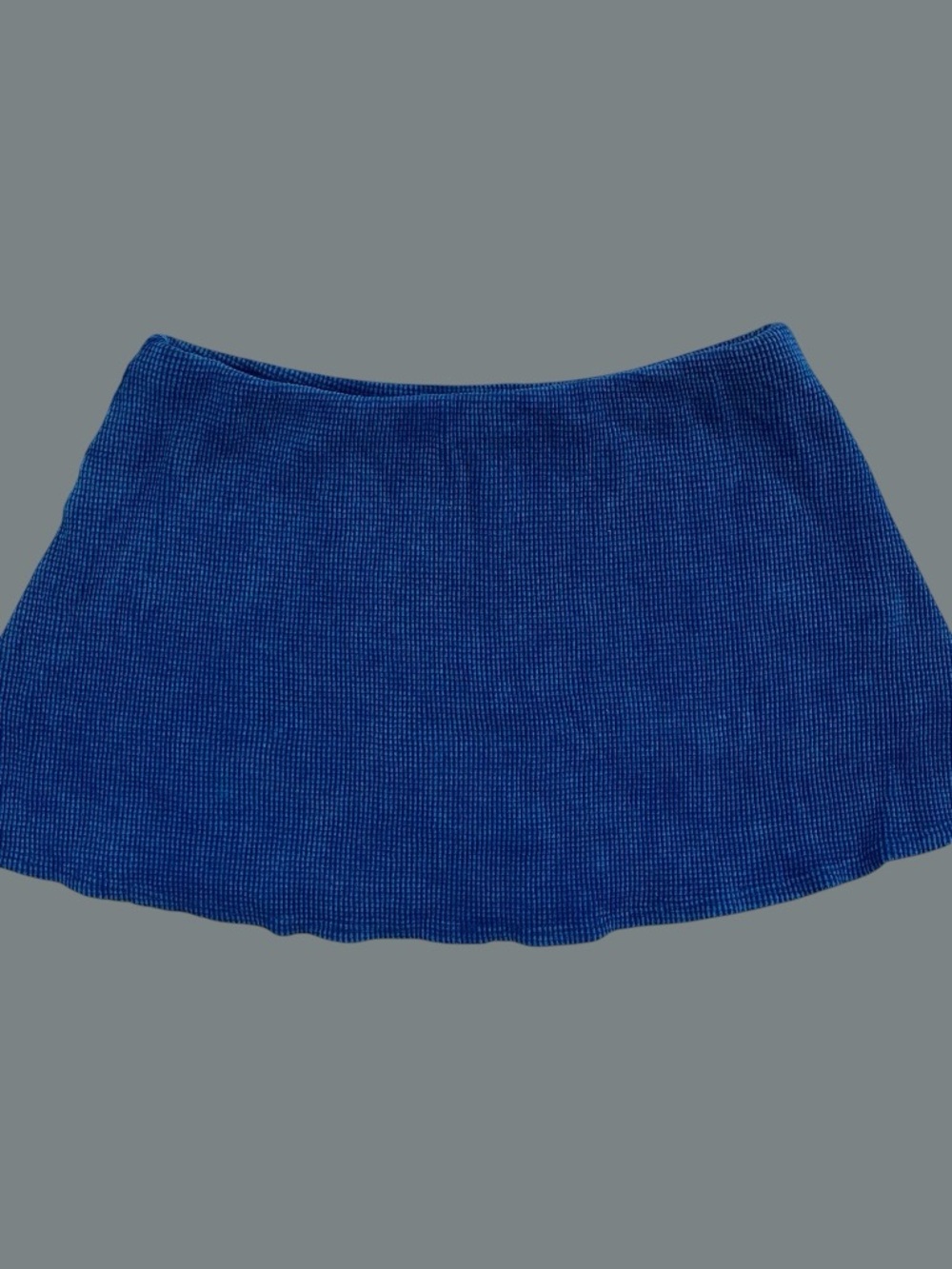 🛜 La Biz Women’s Cobalt Blue Textured Mini Dress Set | Tank: Lg, Skort: Med - Picture 5 of 8